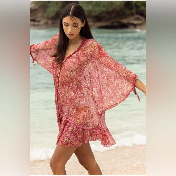 Poupette St Barth Poncho Dress - Picture 3 of 12